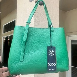 NWT GoGo Leather Satchel